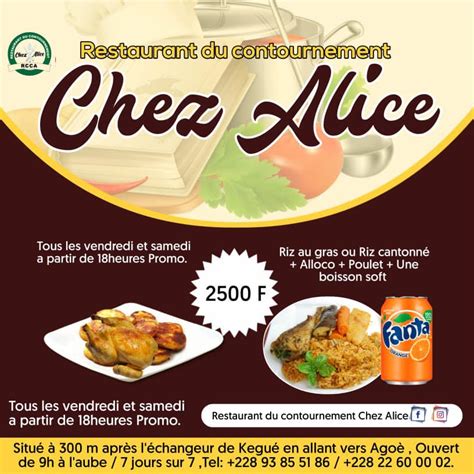 Restaurant Chez Alice à Agen