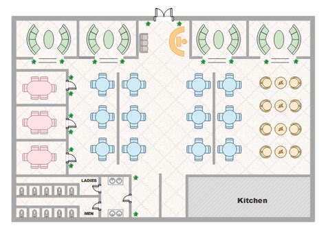 Restaurant Floor Plan Template