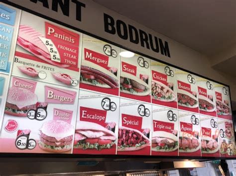 Restaurant bodrum à Paris