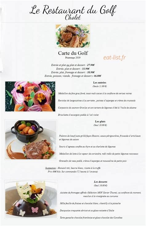 Restaurant du Golf à Cholet