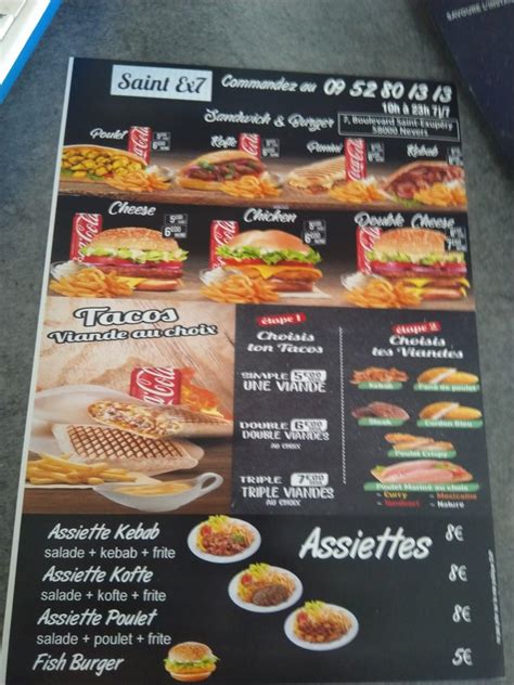 Restaurant saint Ex 7 à Nevers