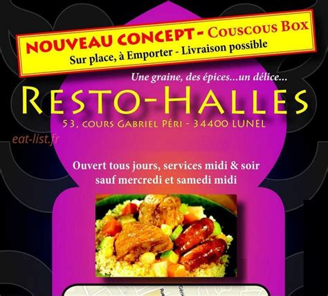Resto Halles à Lunel