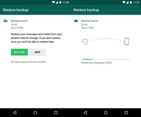 Restore Chat WhatsApp