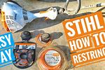Restringing a Stihl Weed Eater