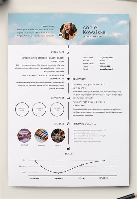 Resume Illustrator Template