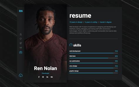 Resume Website Templates