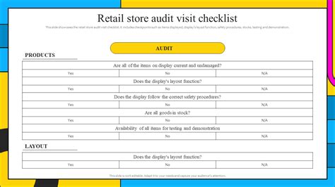Retail Audit Template