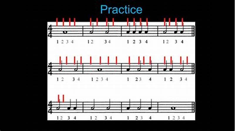 Rhythmic Pattern 4/4 Time Signature Example