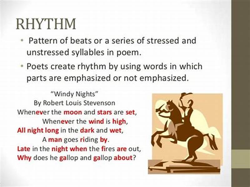 Rhythmic Pattern In Poetry