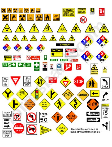 Road Sign Template