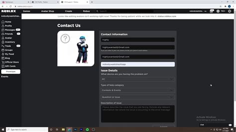 Roblox Customer Support