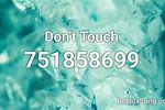 Roblox ID Code for Don't Touch My Truck
