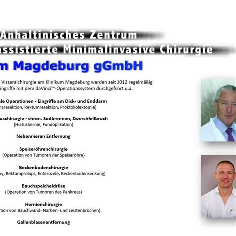 Robotische Chirurgie Magdeburg