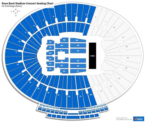 Rose Bowl Concert Seating Chart