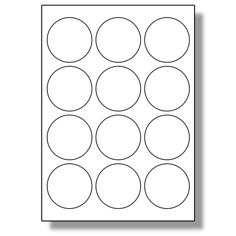 Round Sticker Label Template