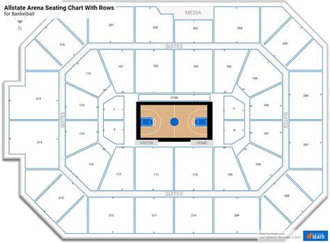 Row Seat Number Allstate Arena Seating Chart
