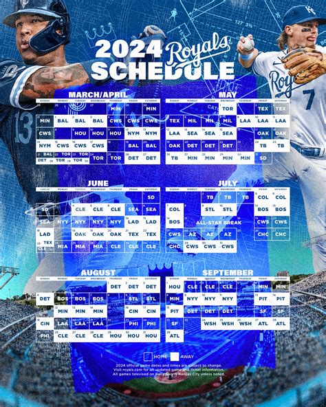 Royals 2024 Schedule Printable