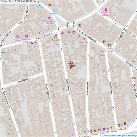 Rue pasteur à Vichy