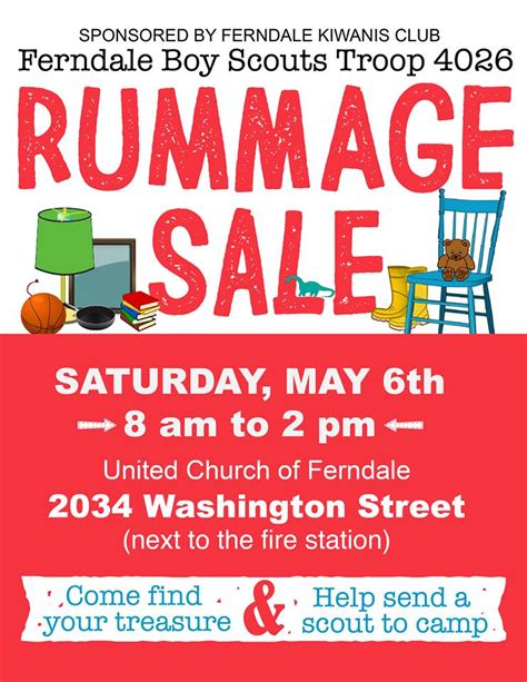 Rummage Sale Flyer Template Free