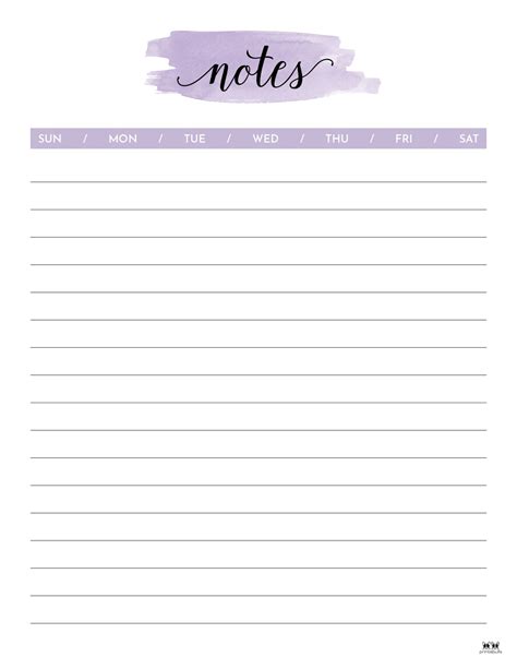 S Note Templates