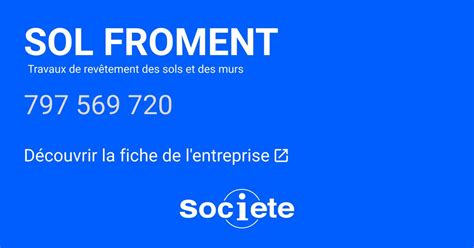 SAS SOL FROMENT à Meymac