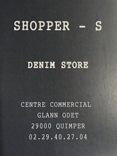 SHOPPER-S à Quimper