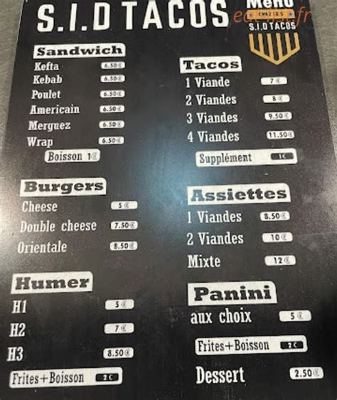 SID TACOS à Blanquefort