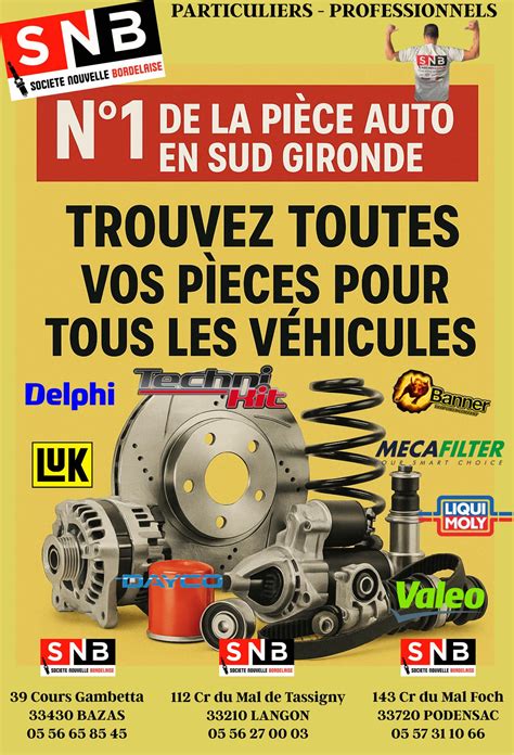 SNB auto à Podensac