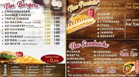 SO BURGER à Castelginest