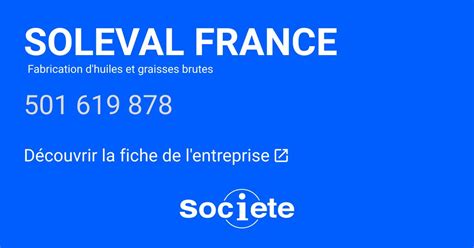 SOLEVAL FRANCE à Le Mans