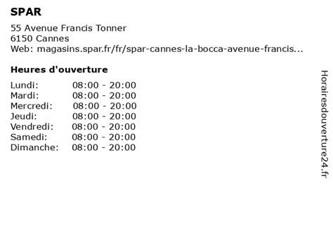 SPAR à Cannes