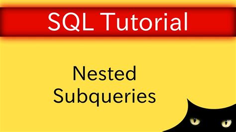SQL Nested Subqueries