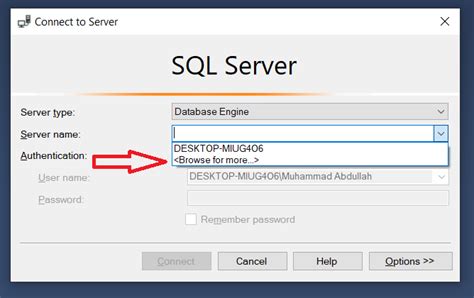 SQL Server Database Name