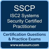 SSCP Exam Dump and Braindumps for ICS2 Systems Security Practitioner Certification
