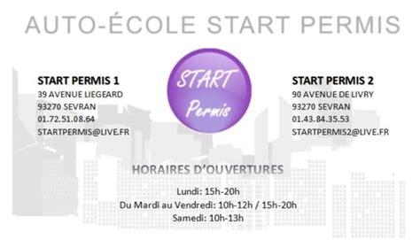 START PERMIS à Sevran