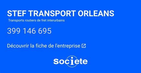 STEF Transport ORLEANS à Saran