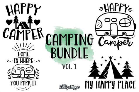 SVG Free Camping Cutting Files for Cricut