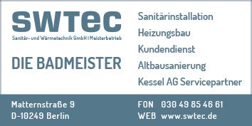 SWTec Sanitär- u. Wärmetechnik GmbH