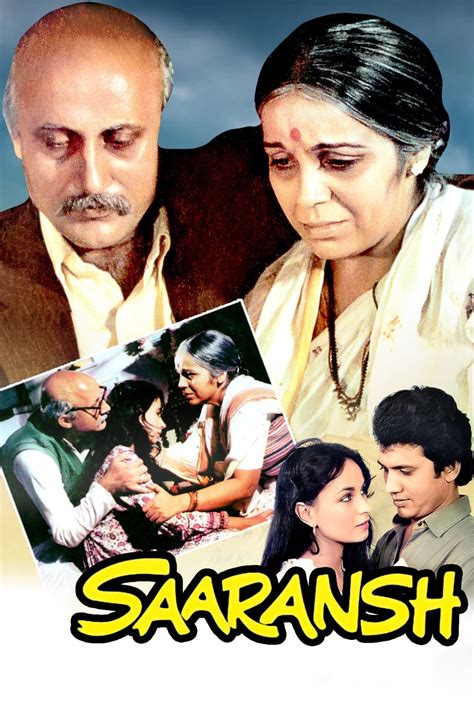 Saaransh (1984) film online,Mahesh Bhatt,Rohini Hattangadi,Anupam Kher,Soni Razdan,Madan Jain