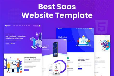 Saas Website Templates
