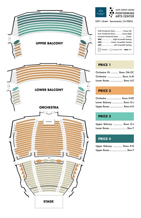 Safe Credit Union Seating Chart