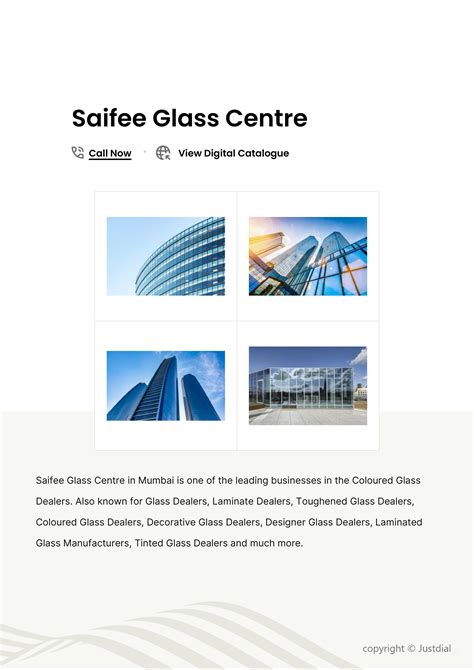 Saifee Glass Center