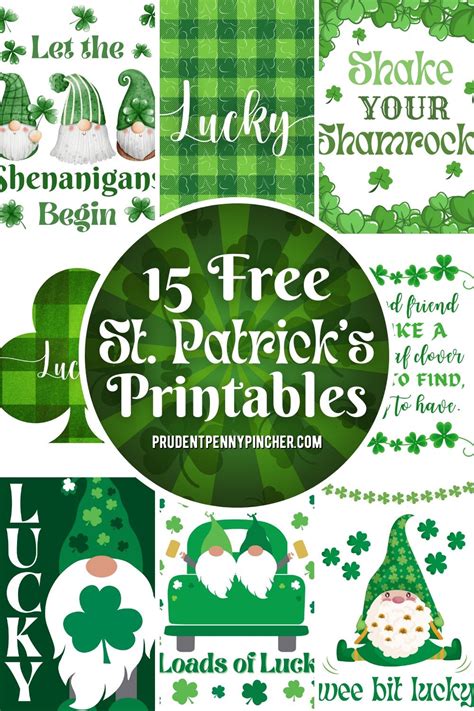 Saint Patricks Day Free Printables