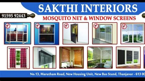 Sakthi interiors (curtains delers / Mosquito NetDealer)