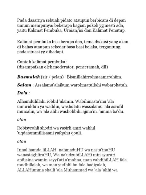 Salam Pembuka