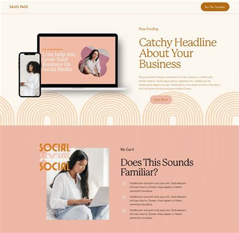 Sales Page Templates