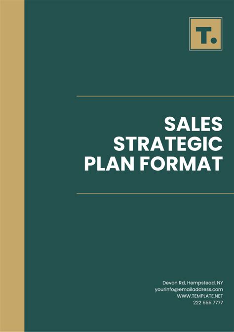 Sales Strategic Plan Template