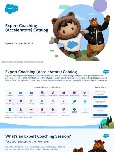 Salesforce Expert Coaching Catalog