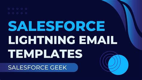 Salesforce Lightning Email Templates