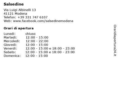 Salsedine Modena